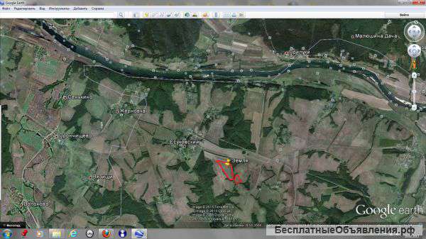 Участок 50 гектаров в Тульской области