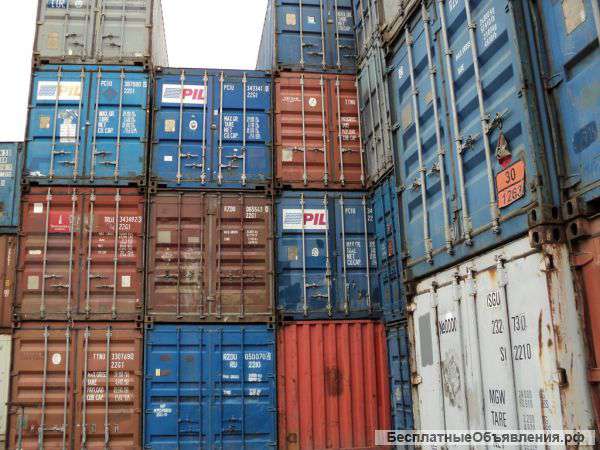 Контейнеры 20, 40 футов бу и новые