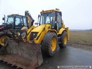 Экскаватор-погрузчик, гидромолот