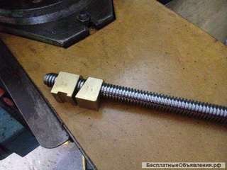 Винт поперечной подачи с гайкой 1К62, 1К62Д, 16К20, 1М63