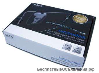 ALFA AWUS036NHR.USB Wi-Fi адаптер.Новый.Оригинал.