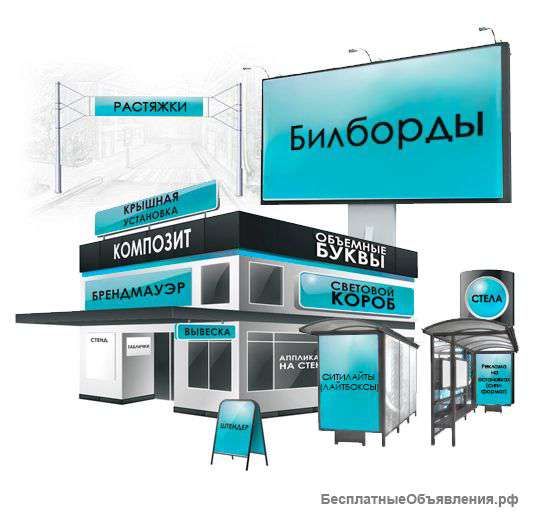 Наружная и Внутренняя реклама