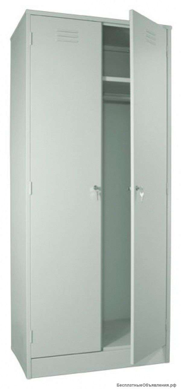 Шкаф металлический 2-створчатый,для спец-одежды