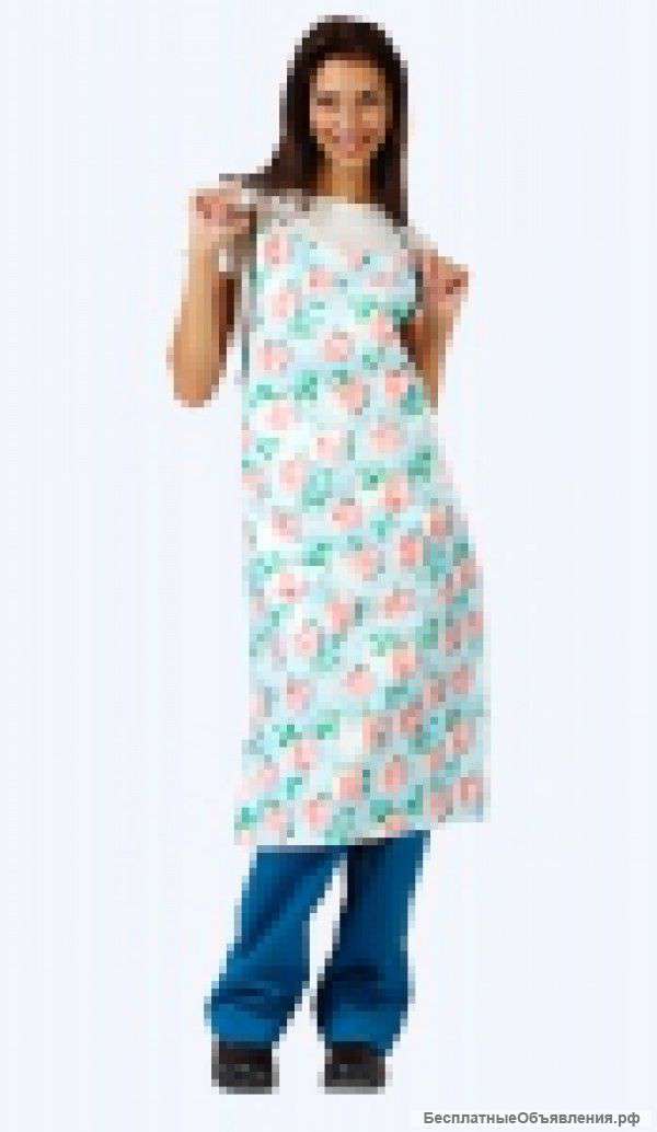 Фартук с цельнокроеным нагрудником