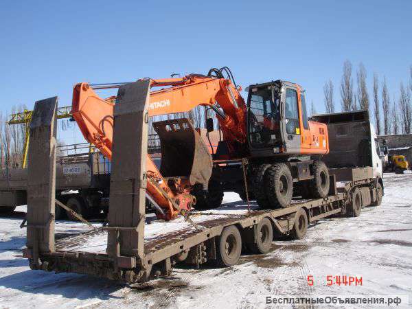 Перевозка негабаритных грузов тралом
