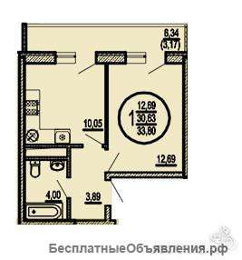 1 комнатную