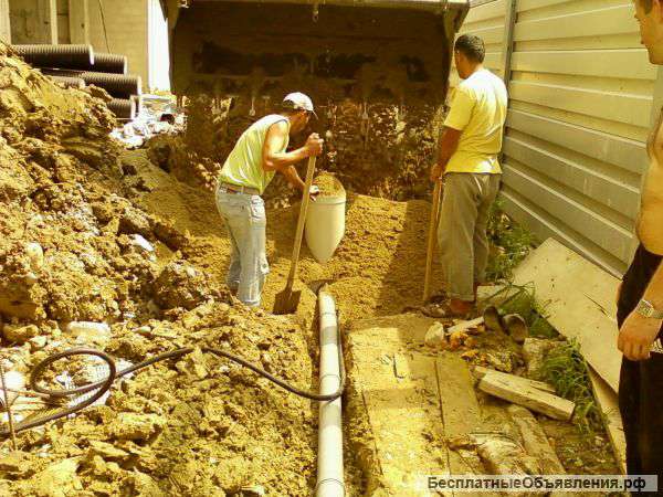 Монтаж очистных систем