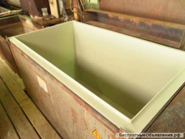 Футеровка емкостей и ванн полипропиленом