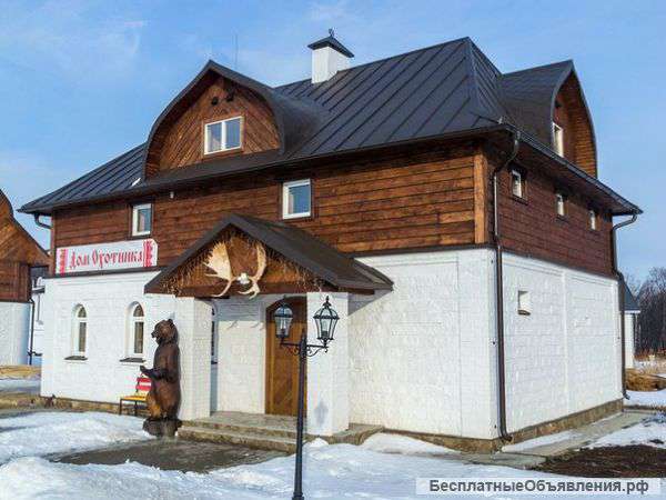 Двухэтажный дом в народном стиле под мастерскую или худ.студию