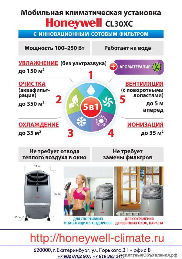 Климатические установки HONEYWELL