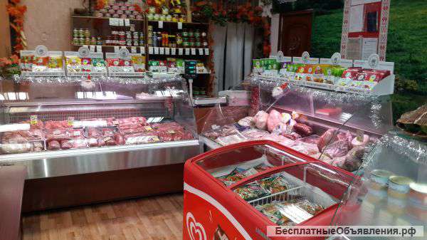 Мясной отдел магазина