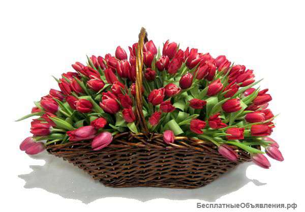 Магазин цветов исполнит любой букет в кротчайшие сроки+доставка