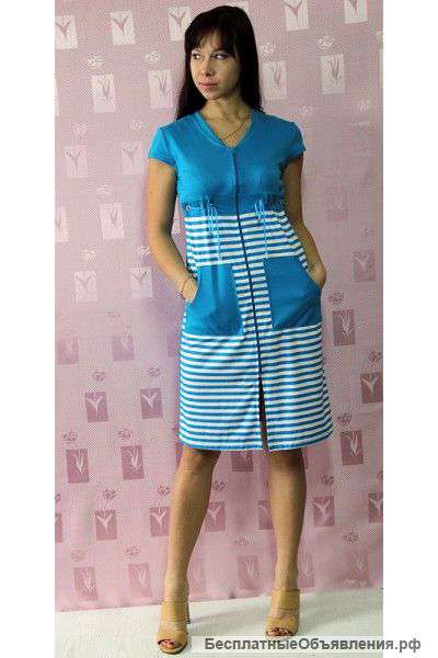 Халаты трикотажные оптом