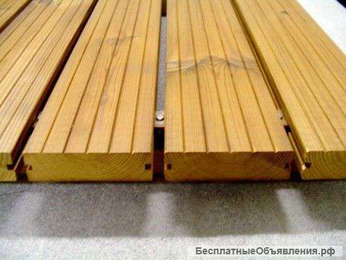 Термообработанная сосна LUNAWOOD(Финляндия)террасная доска 26х140мм