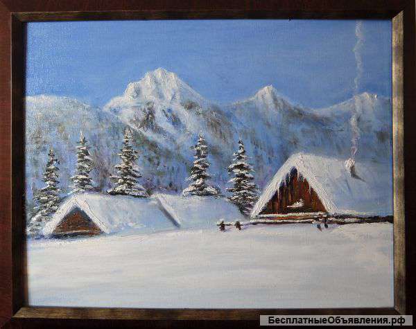 Картина "Зимние мотивы"