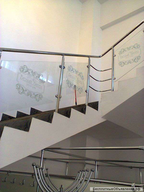Перила, лестничные ограждения из нержавейки