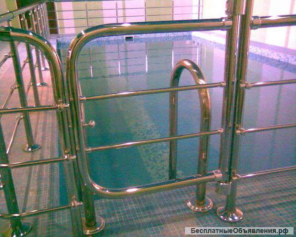 Перила, лестничные ограждения из нержавейки