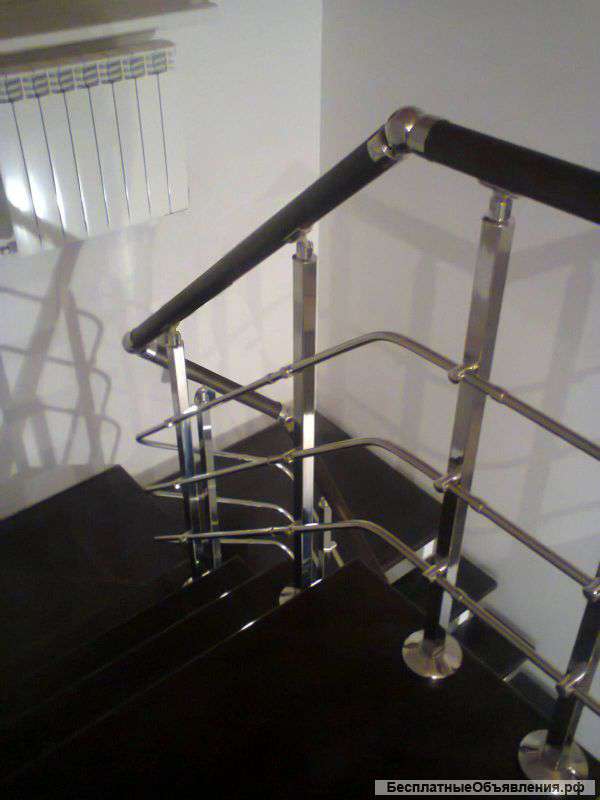 Перила, лестничные ограждения из нержавейки