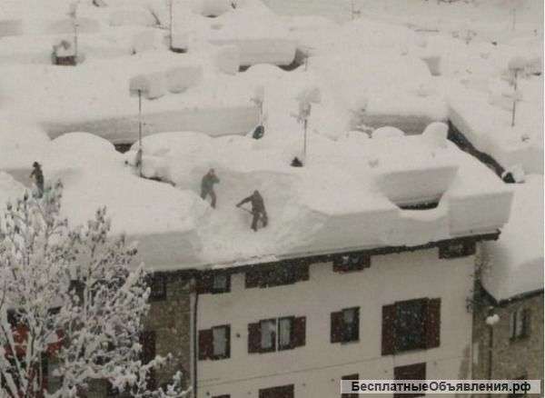 Уборка снега и наледи с крыш
