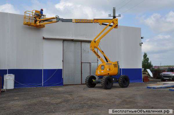 Аренда коленчатых подъемников