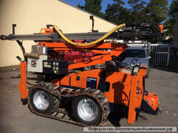 Вертикальная буровая установка: SANDVIK Tamrock Commando 110 E Год выпуска: 2000