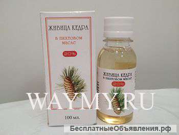 Живицу кедра