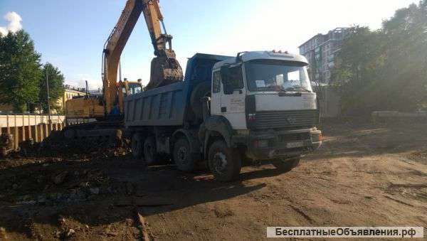 Доставка песка и щебня