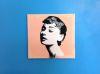"Одри Хепберн", панно, интерьерная вывеска Audrey Hepburn, декоративная табличка)