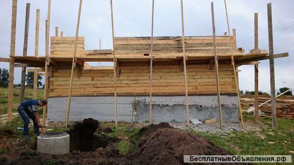 Коттедж в черте города у Кузнецкой крепости. Строящийся.