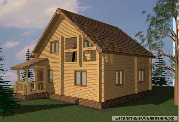 Строящийся коттедж у Крепости в Кузнецком районе