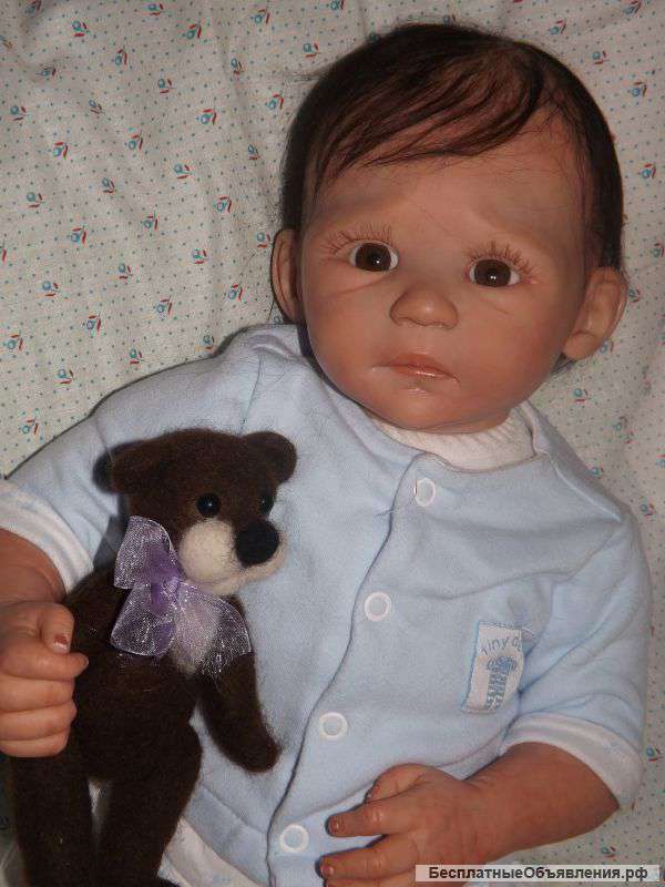 Кукла реборн Мишка