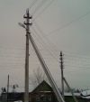 Доставка и установка опор (столбов)