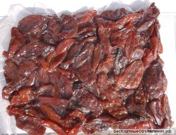 Икра сушеная и вяленая минтая, камбалы, трески, рыбные снеки оптом