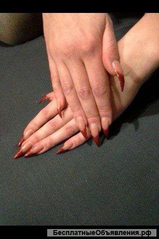 Моделирование ногтей гелем