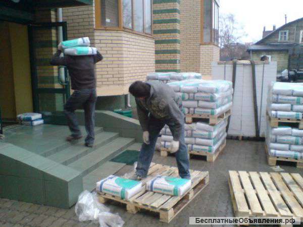 Подъем строительных материалов