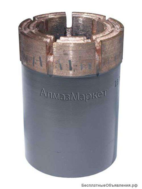 Алмазные буровые импрегнированные коронки 23И2, 23И3, 23И4