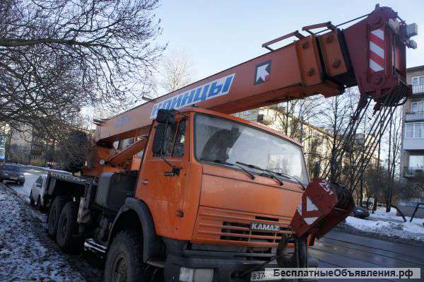 Сдам автокран 25 т вездеход клинцы 12000