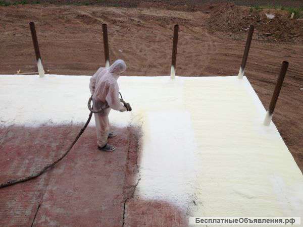 Напыление пенополиуретана