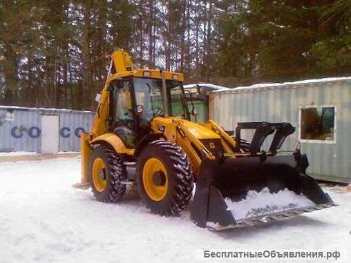 Экскаваторы-погрузчики JCB. Ямобур. Гидроклин.