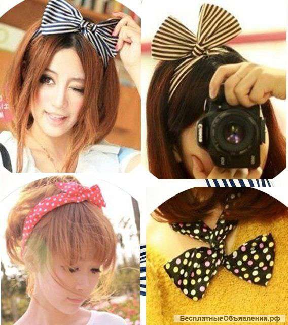 Повязка на голову на гибкой проволоке, солоха