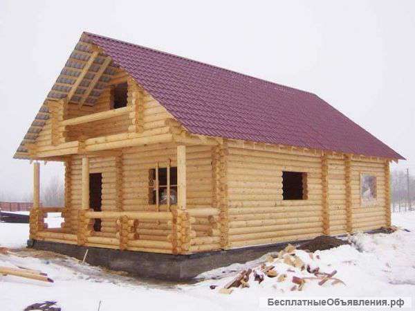 Срубы бань и домов