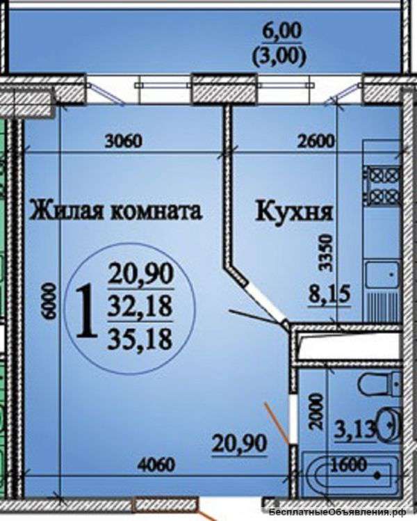 Квартира в комфортабельном районе