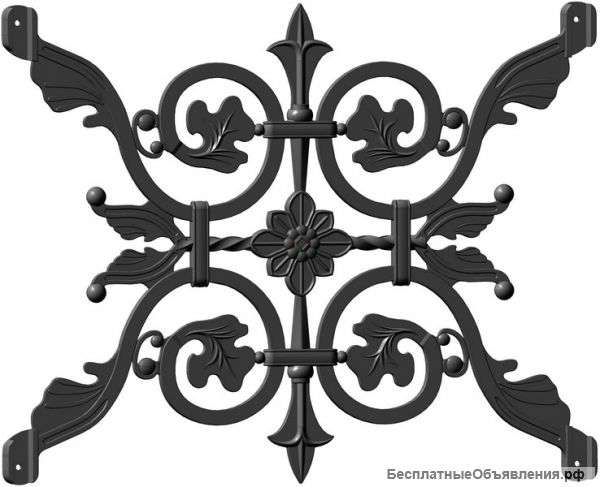 Декоративные вставки для украшения могильных оград