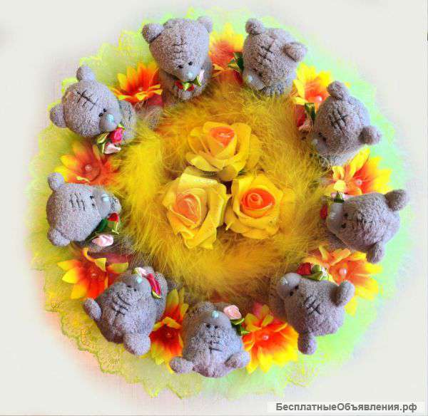 Букеты из игрушек оптом и в розницу Москва Московская область. Доставка