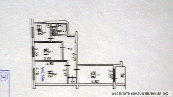 Две изолированные комнаты