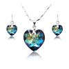 Комплект кулон+серьги с кристаллами Swarovski