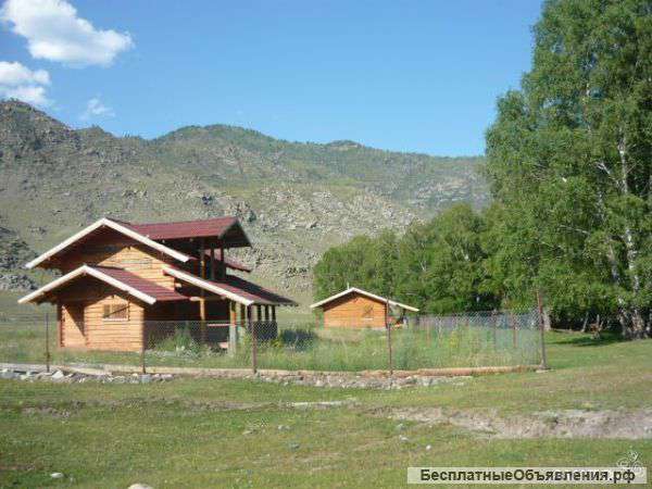 Усадьба на Алтае на речке,на участке 58 соток