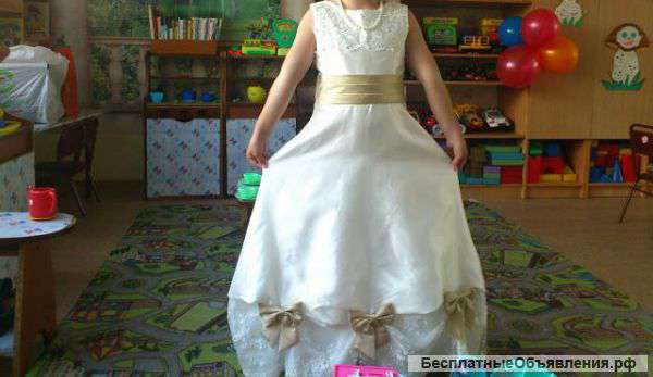 Платье детское выпускное