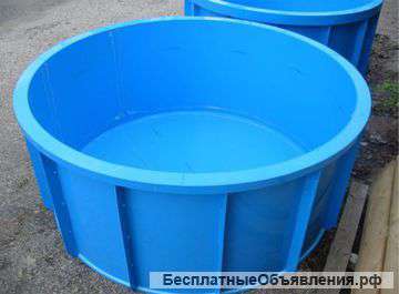 Купели из полипропилена круглые г-1,2/д-6,0/об 33,9