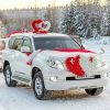 Свадебное украшения на машину